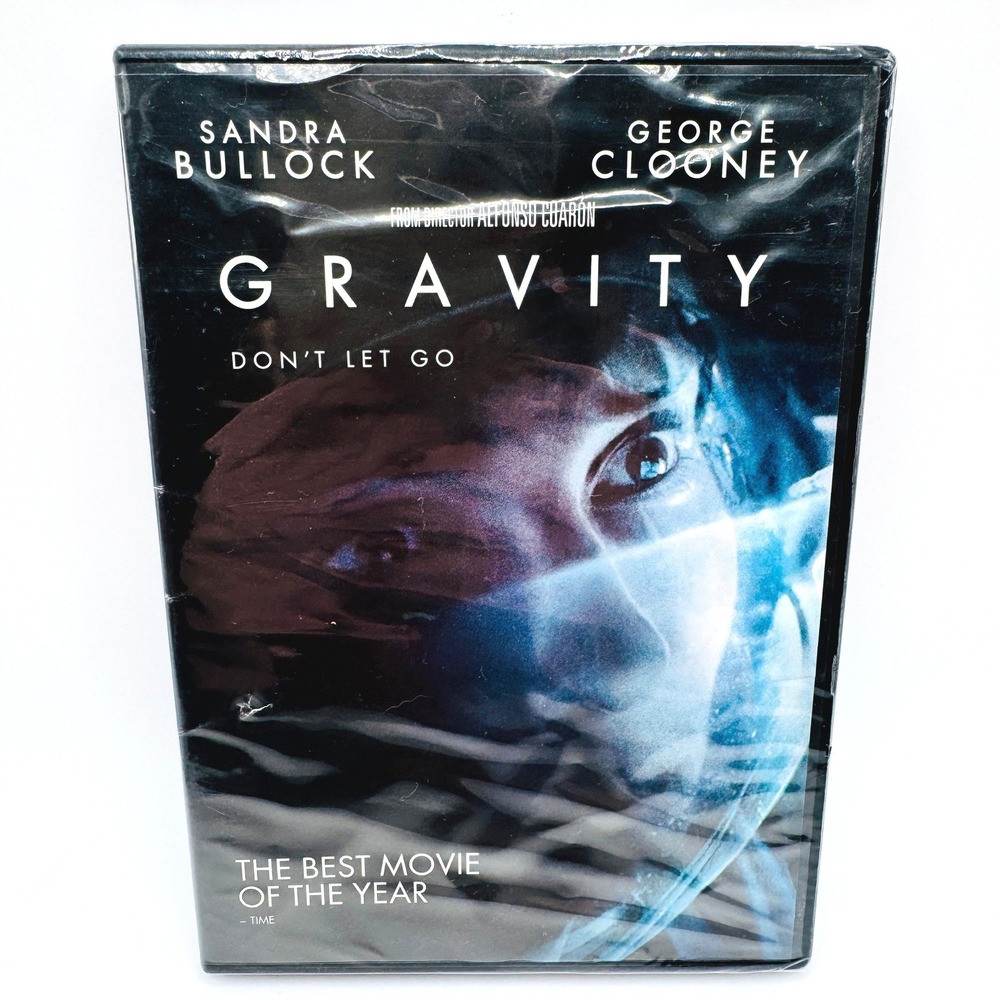 Gravity DVD Sandra Bullock George Clooney Sci-Fi Space Thriller New Sealed
